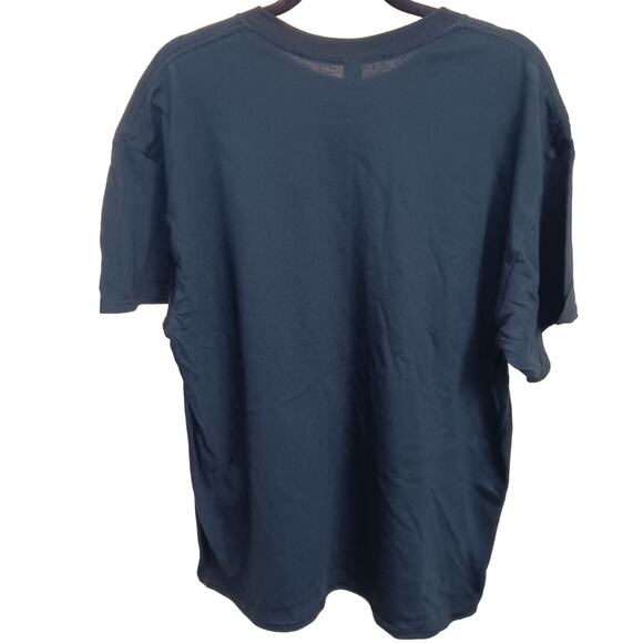 Buy 4 Get 2 FREE Gildan Men Heavy Cotton Crewneck T-shirt Black - Picture 4 of 5